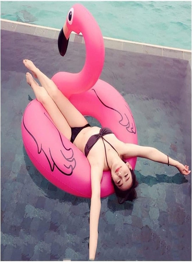 MATSON Animal Swimming Ring Adult Flamingo Inflatable Floating Row Swimming Ring Inflatable Swim Pool Floats Raft Swimming Fun Kid Water Sports Beach Ring Pool Raft - Image 3